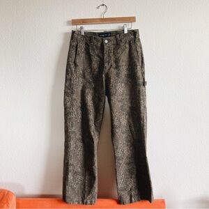 Abercrombie & Fitch Brown Patterned Men Pants